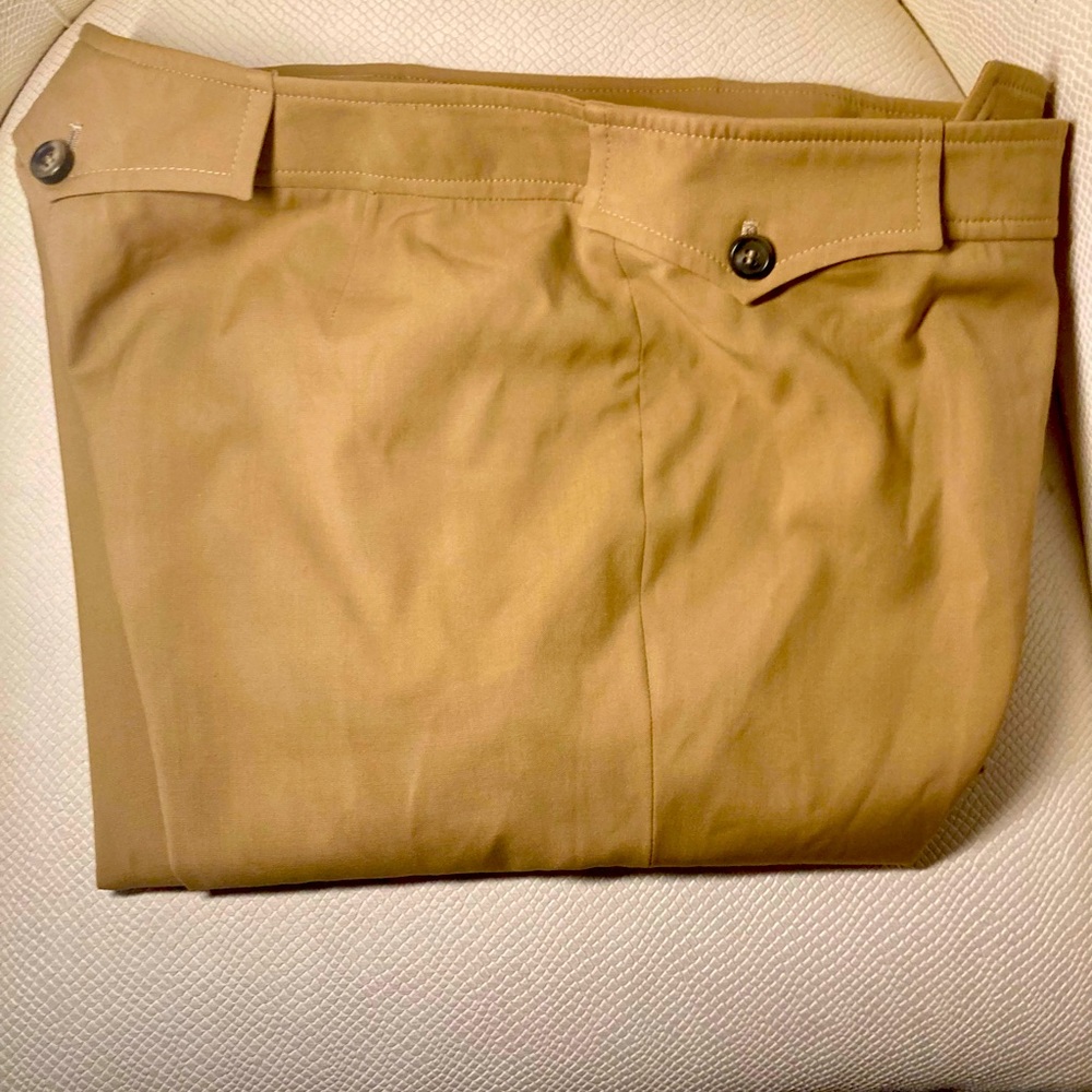 Yves Saint Laurent Pants Vintage High Waisted Cream Trousers Sz 30